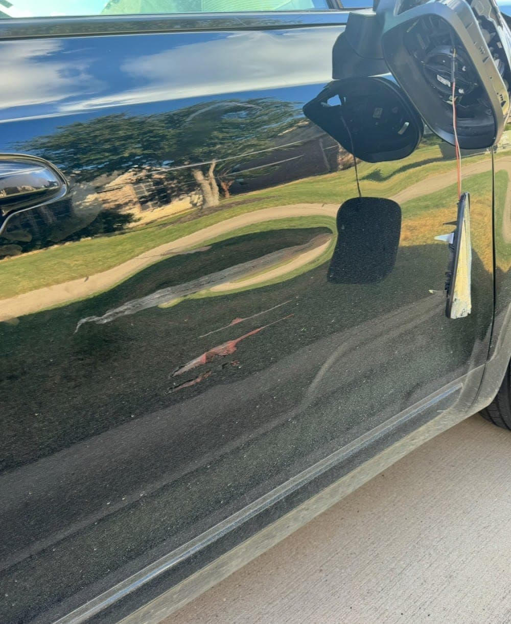 Close-up paint reflection photo from Collision Kings Auto Body of McKinney