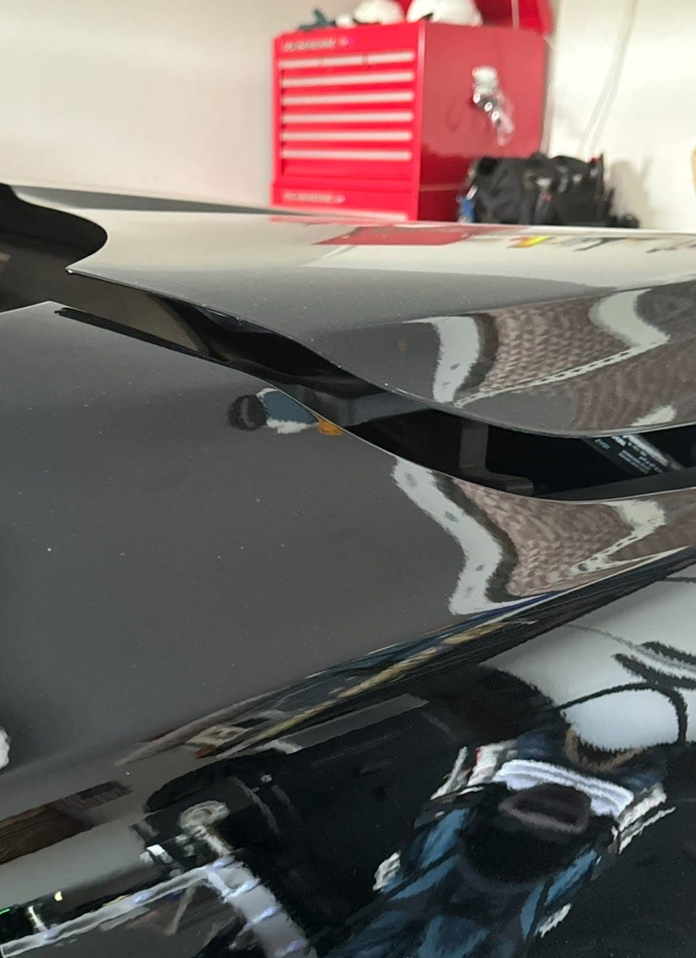 Close-up body panel repair photo from Collision Kings Auto Body of McKinney